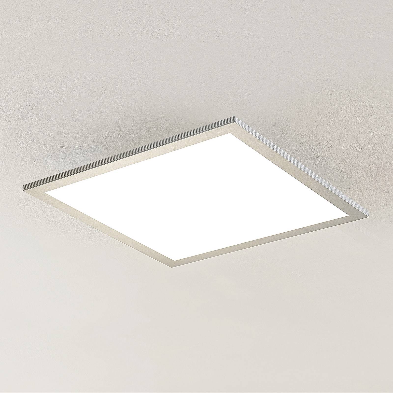 Arcchio panel LED Lyndra, 40 cm, biały, aluminium, ściemniany, CCT