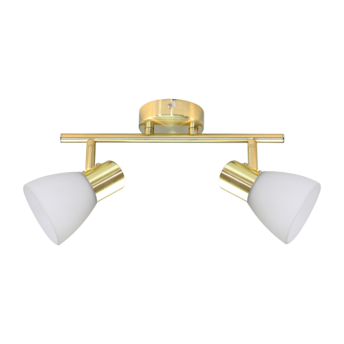 Jota lampa sufitowa (spot) 2xE14 złota/biały ML1061