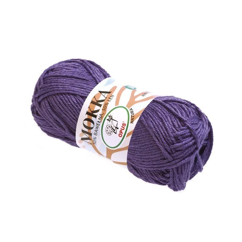 Włóczka Opus Natura Mokka nr 075 fioletowy