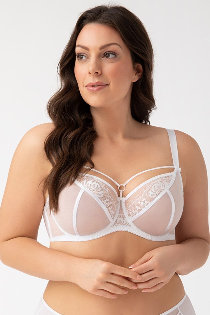 Biustonosz Soft Model Paradise K496 White - Gorsenia Lingerie - 75G
