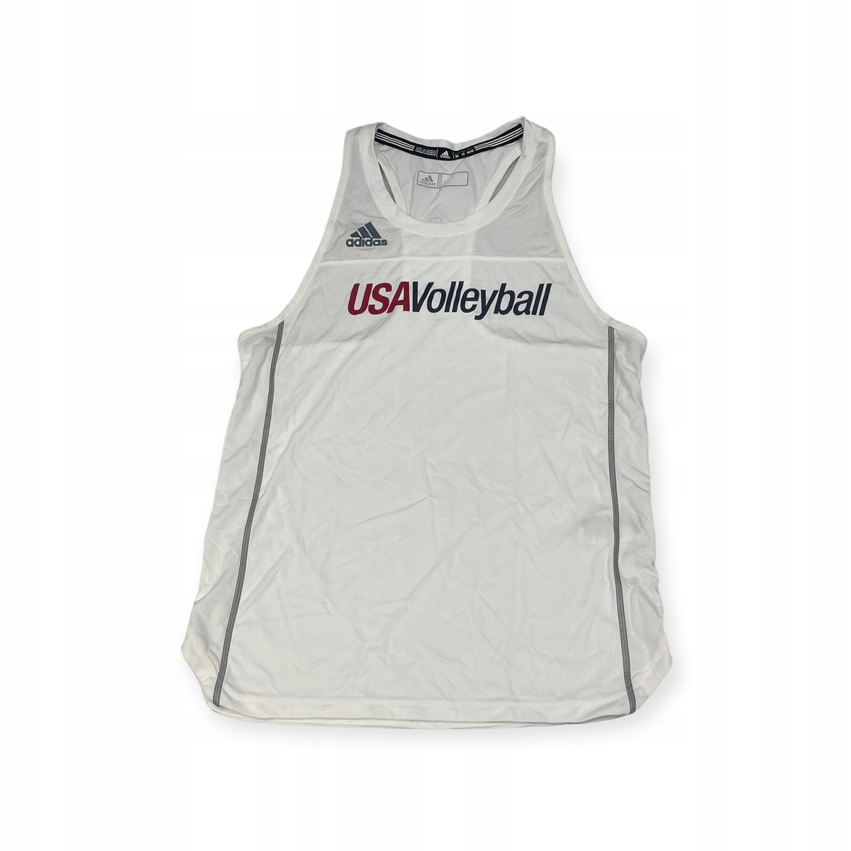 Koszulka bokserka biała USA Adidas VOLLEYBALL M