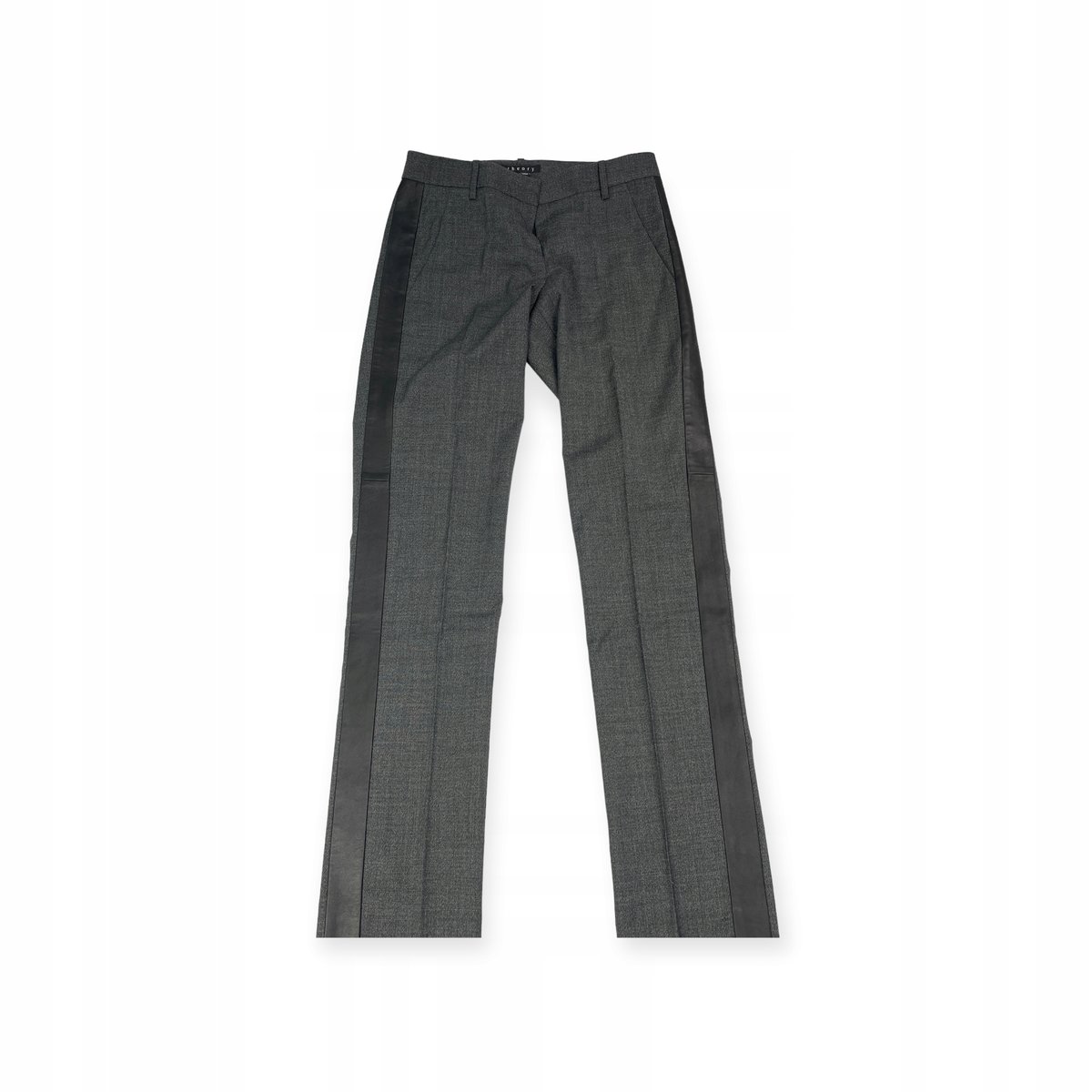 Eleganckie spodnie damskie szare THEORY XS