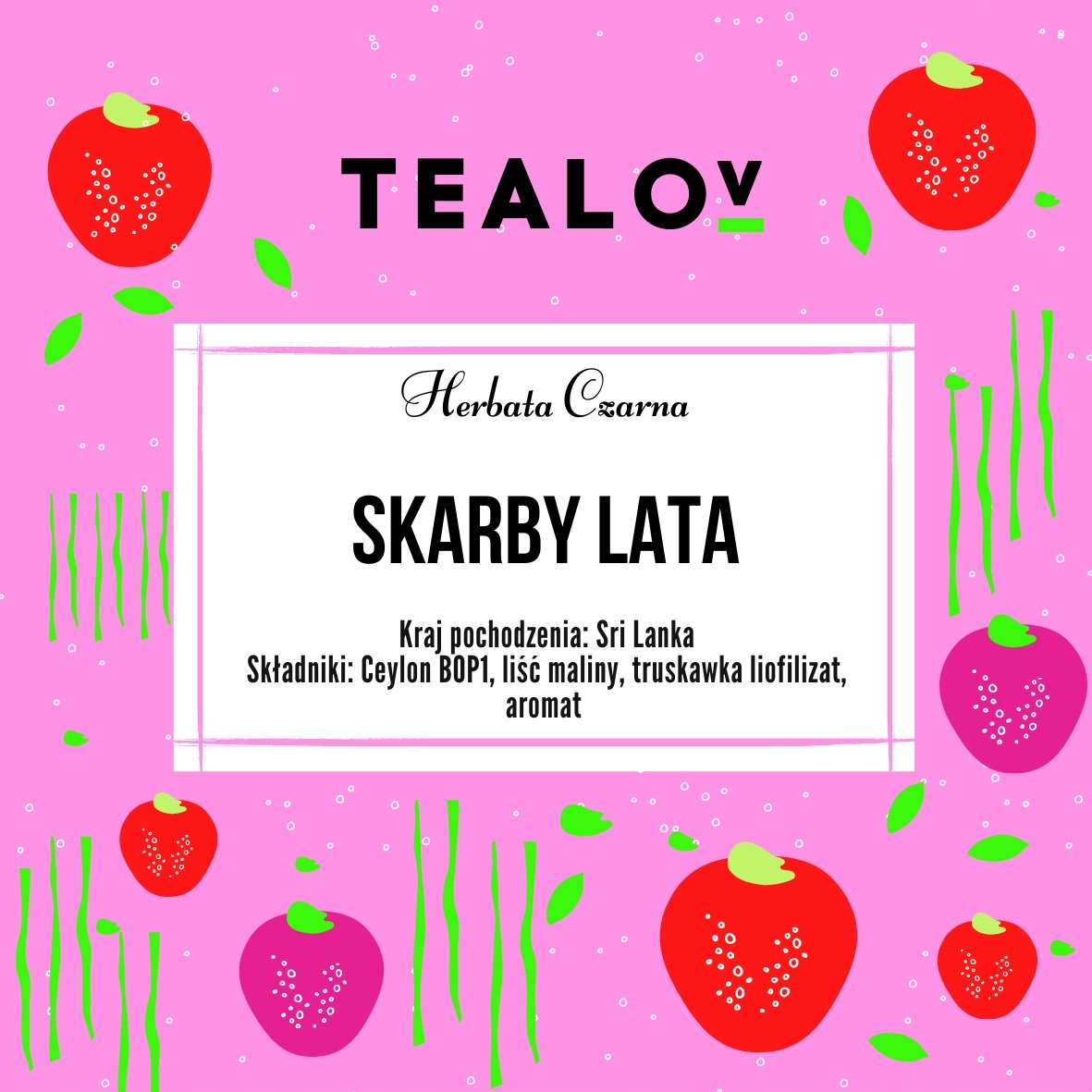 Herbata TEALOV czarna SKARBY LATA 50g