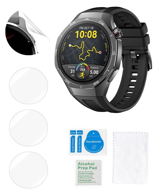 Folia ochronna do HUAWEI WATCH GT 5 PRO 46MM na ekran mocna TPU 3 sztuki