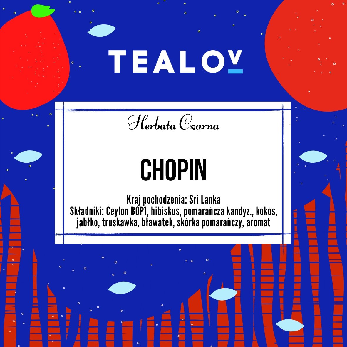 Herbata TEALOV czarna CHOPIN 100G