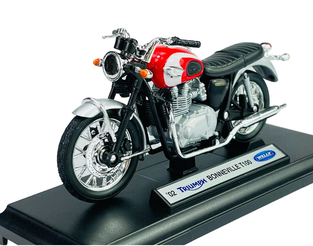 WELLY '02 TRIUMPH BONNEVILLE T100 1:18 12172