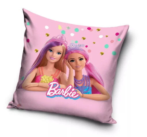 Poduszka dziecięca dekoracyjna jasiek Barbie 38x38cm