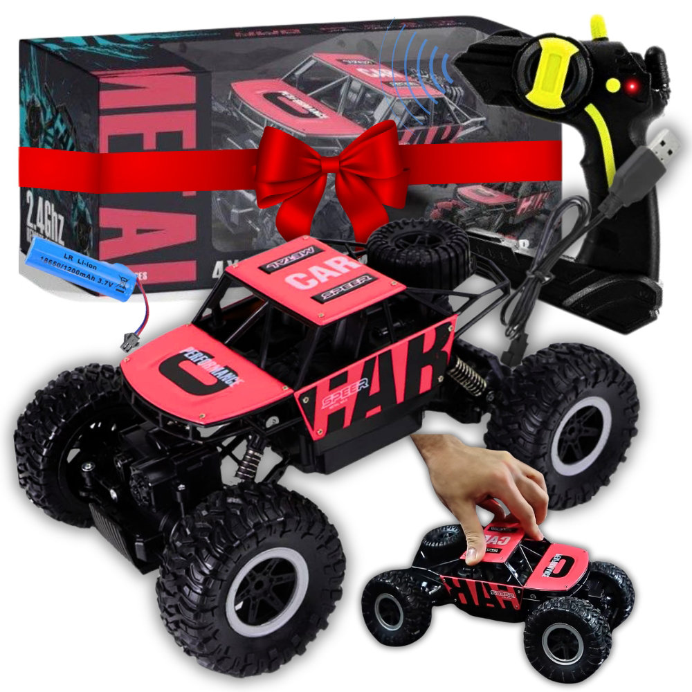 Samochód Zdalnie Sterowany Rc Auto Wyścigowe Terenowe Pilot 4X4 Akumulator