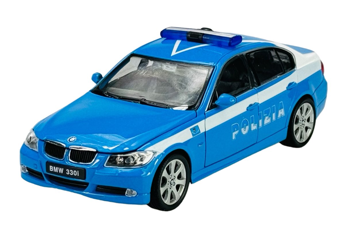 WELLY BMW 330i POLICJA / POLIZIA 1:24 22465