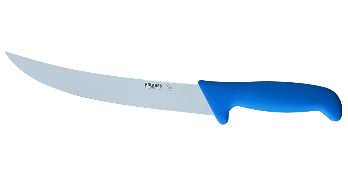 Polkars nóż masarski nr 56 niebieski (26cm)