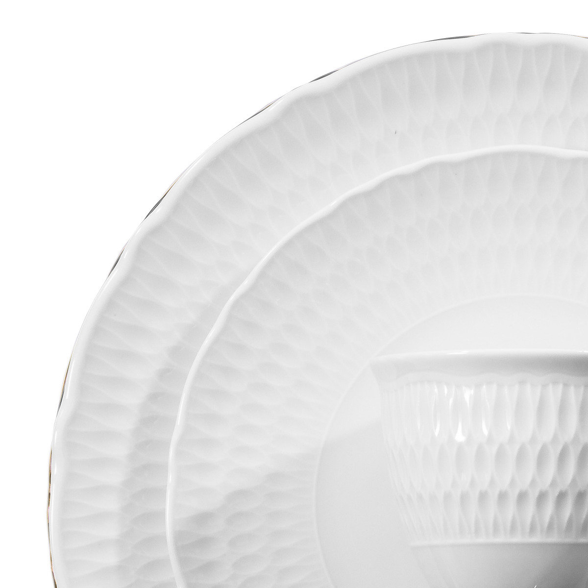 Filiżanka śniadaniowa 350 ml Sofia biała 0001