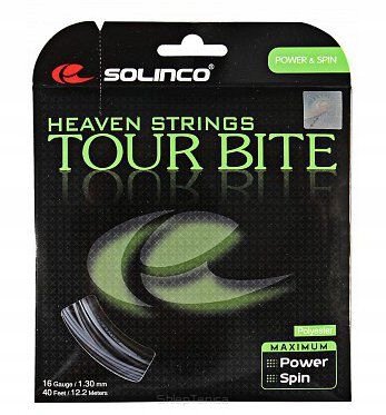 Solinco Zestaw Tour Bite struny, srebrny, 12.2 m, 0555020120200004 S-TB-18S-1,15 mm (S-TB-18S-1,15  mm)