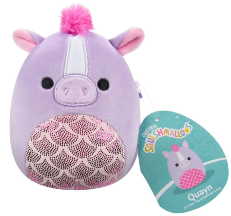 SQUISHMALLOWS Maskotka Konik Morski Quayn 12 cm