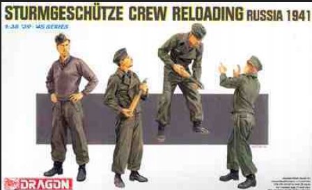 Sturmgeschutze Crew Reloading Russia Dragon 6192