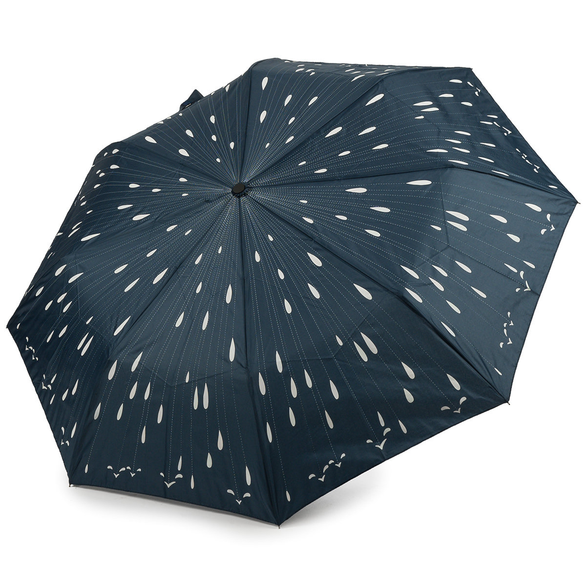 Parasol składany półautomatyczny XL parasolka damska pokrowiec Granat