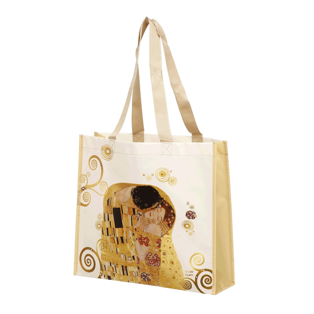 Torba na zakupy Pocałunek 37 x 33 cm - Gustav Klimt