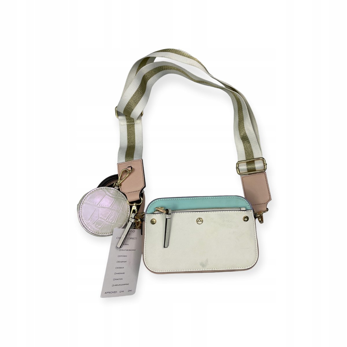 Mała podręczna torebka damska pasek Aldo