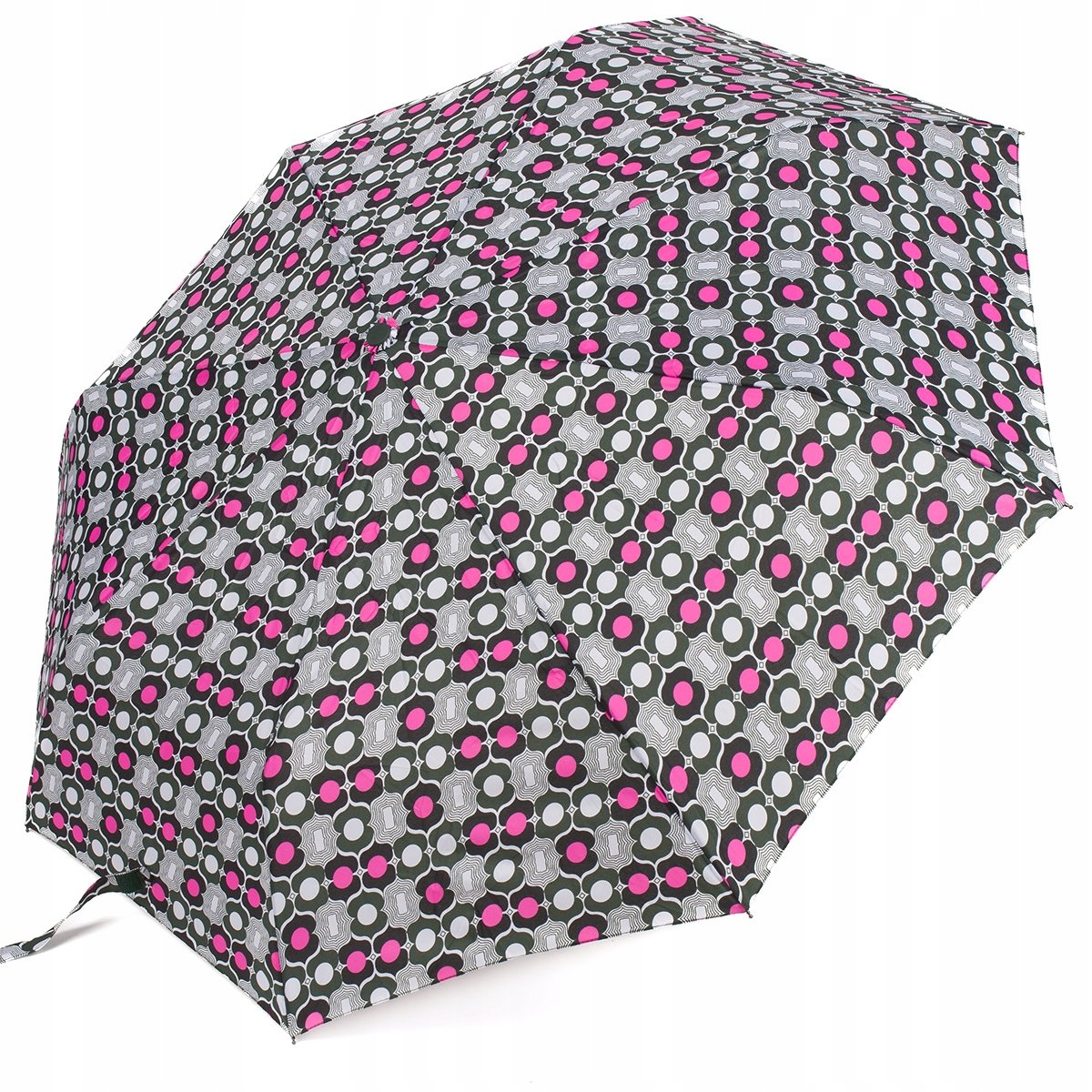 Parasol składany automatyczny XL parasolka damska pokrowiec Kropki Kolorowy