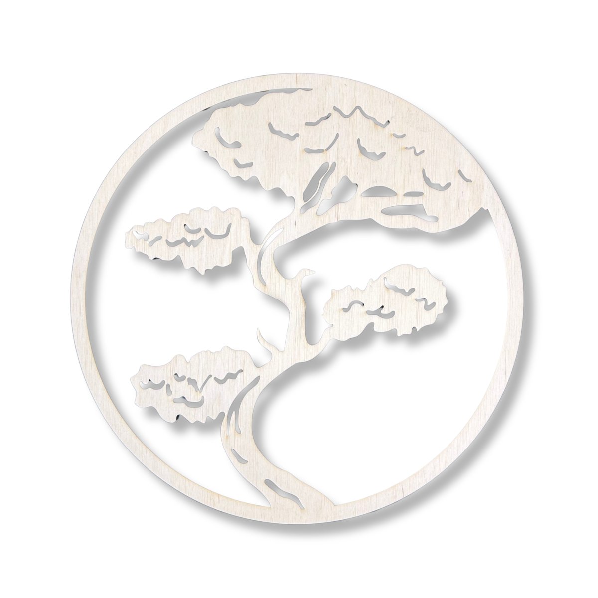 Obręcz Drewniana Baza motyw Drzewo do Łapacza Snów ze Sklejki 29cm
