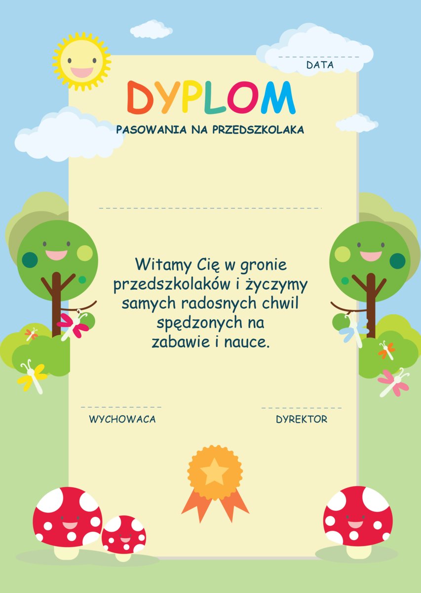 DYPLOM Pasowania na przedszkolaka PNP_1
