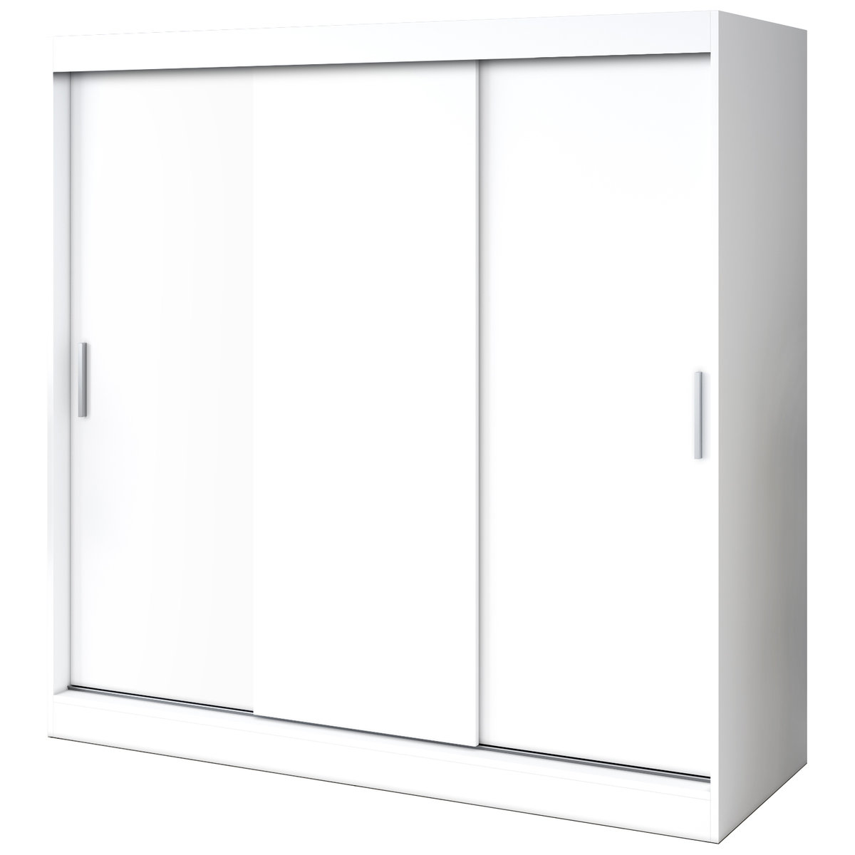 Szafa przesuwna 200x200 Gold , Biały mat