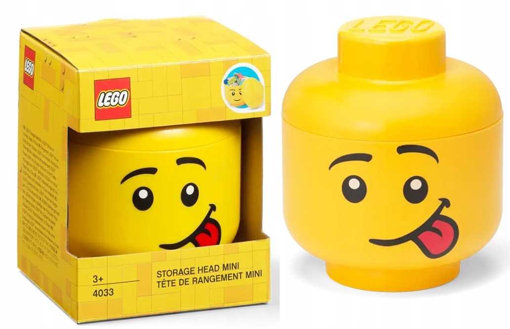 4033 - LEGO POJEMNIK W KSZTAŁCIE GŁOWY ŚMIESZNEJ MINIFIGURKI 0,36L