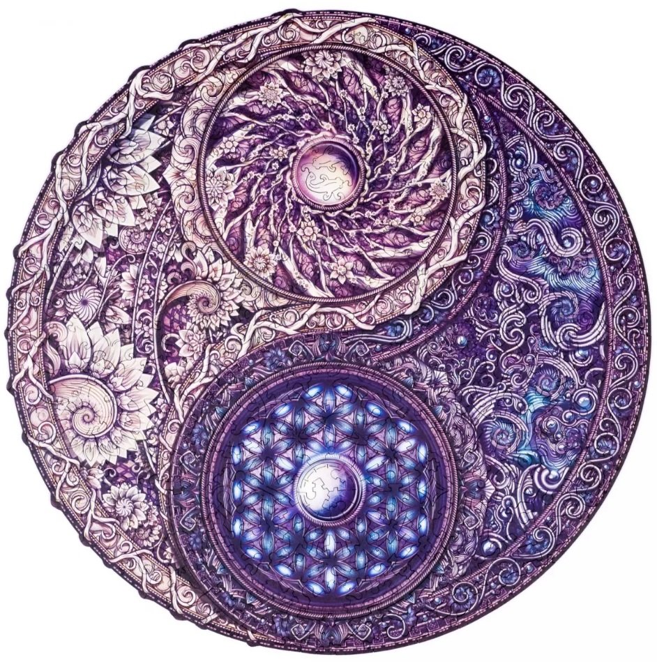 Nadrzędne przeciwieństwa Unidragon drewniane puzzle 200 el.
