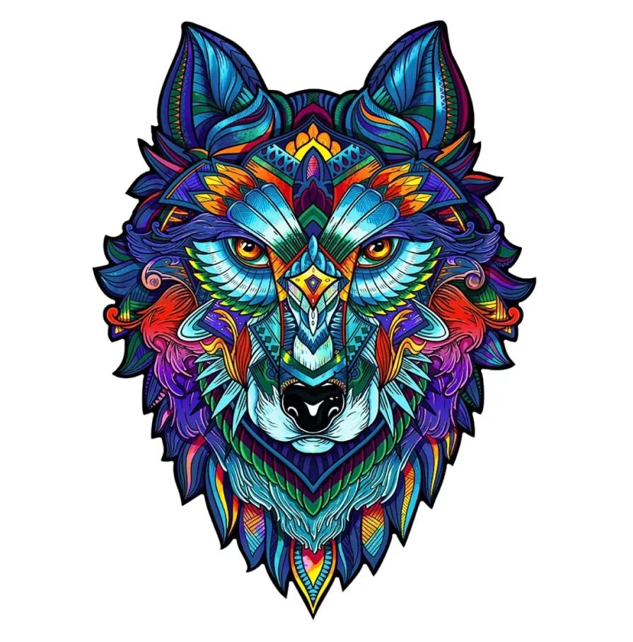 Majestatyczny wilk puzzle 100 el. Unidragon