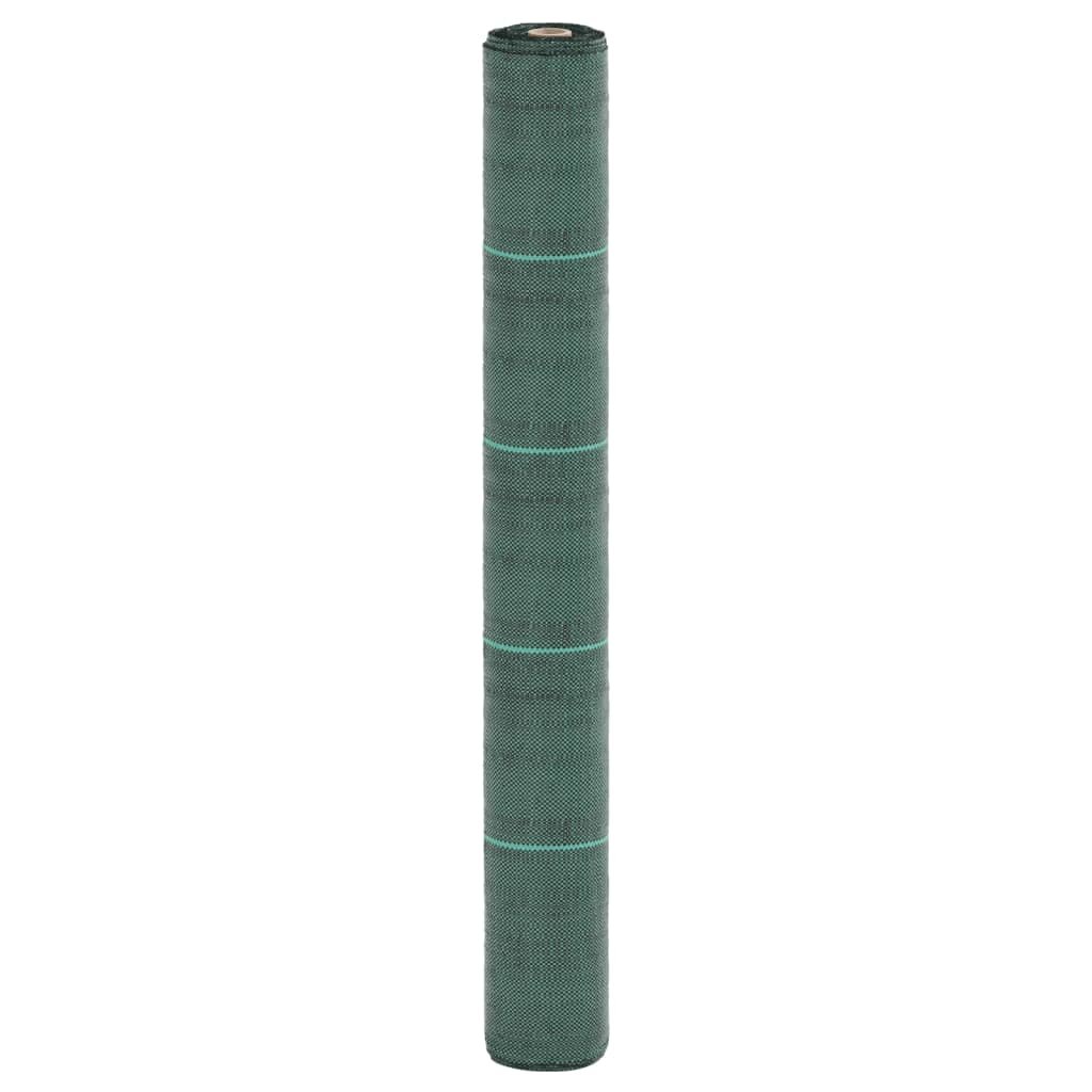 vidaXL Agrowłóknina antychwastowa, zielona, 1x25 m, PP
