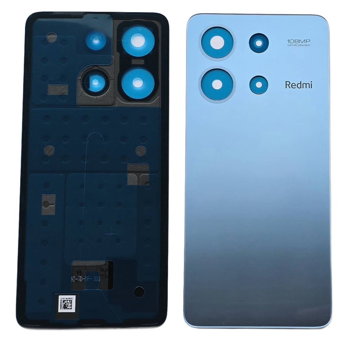 ORYGINALNA KLAPKA BATERII + KLEJ XIAOMI REDMI NOTE 13 4G NIEBIESKI ICE BLUE