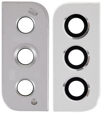 OCZKO APARATU + RAMKA DO SAMSUNG S22 S22+ BIAŁY