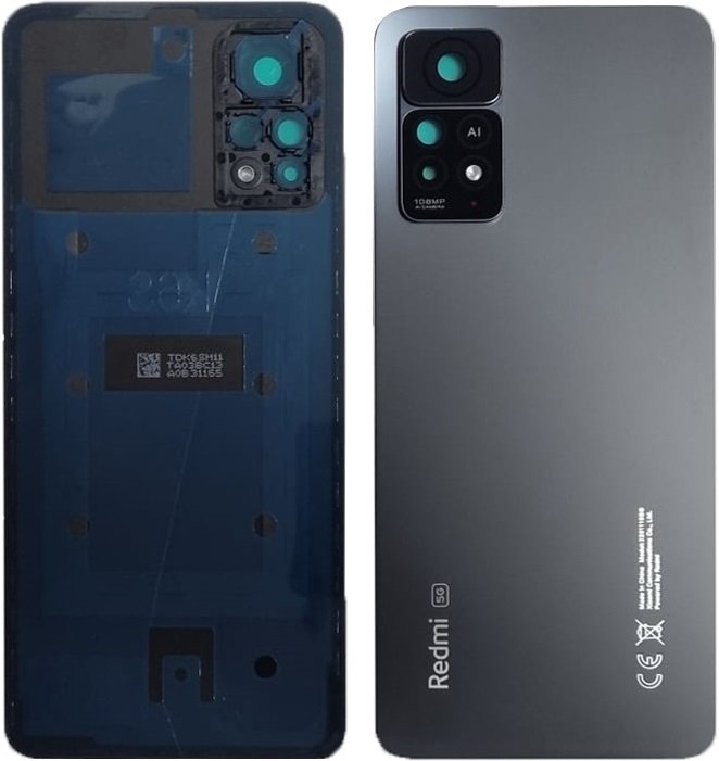 ORYGINALNA KLAPKA BATERII + KLEJ XIAOMI REDMI NOTE 11 PRO 5G SZARY