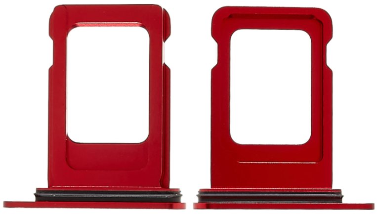 SZUFLADKA TACKA KARTY SIM DO iPhone 14 CZERWONY