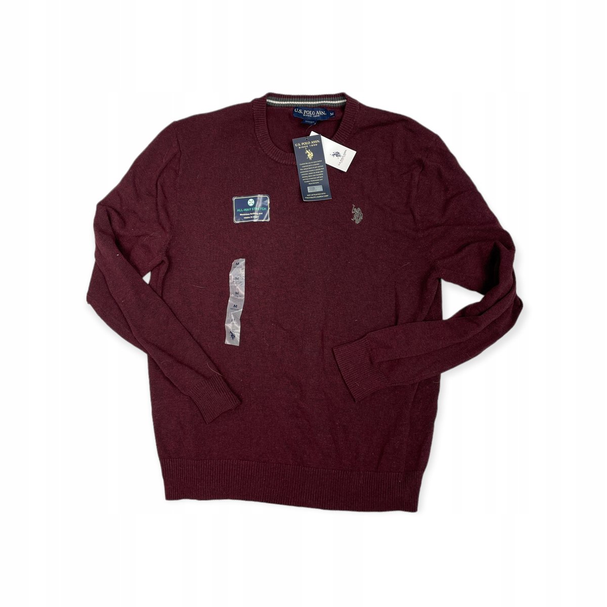 Bluzka sweter męski długi rękaw U.S POLO ASSN. M