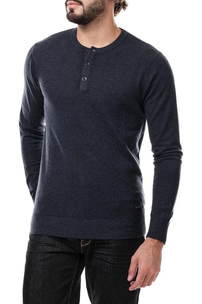 Sweter męski Hope N Life Kuro klasyczny granatowy-S