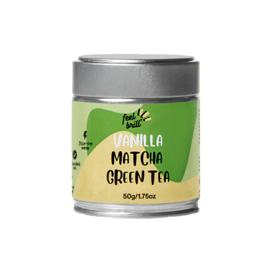 Zielona herbata matcha Feel Brill z wanilią, 50 g