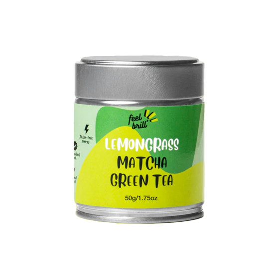Zielona herbata matcha Feel Brill z trawą cytrynową, 50 g