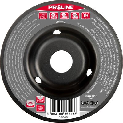 Proline Tarcza Wypukła Tarnik Drobne Zęby 125mm 86243 28914