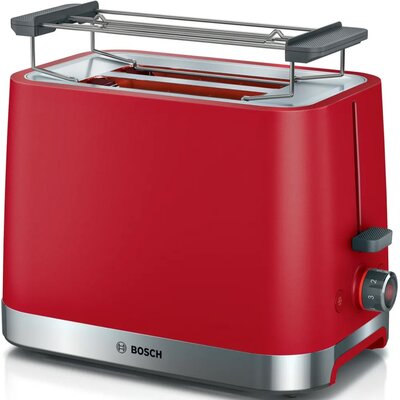 Toster Bosch TAT4M224 950W 2 Tosty Grzanki Ruszt do pieczywa Czerwony
