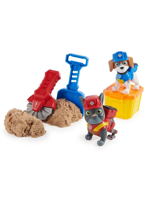 Paw Patrol Rubble & Crew Figure 2 Pack - Charger & Wheeler