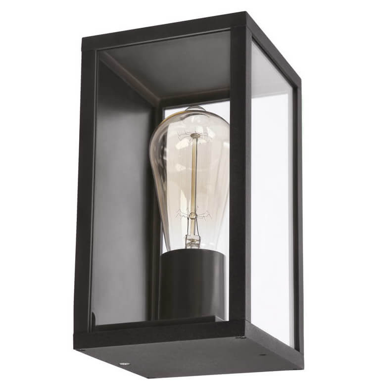 Tarasowa lampa ścienna Hoya 21-32270 Candellux IP44 prostokątna czarna
