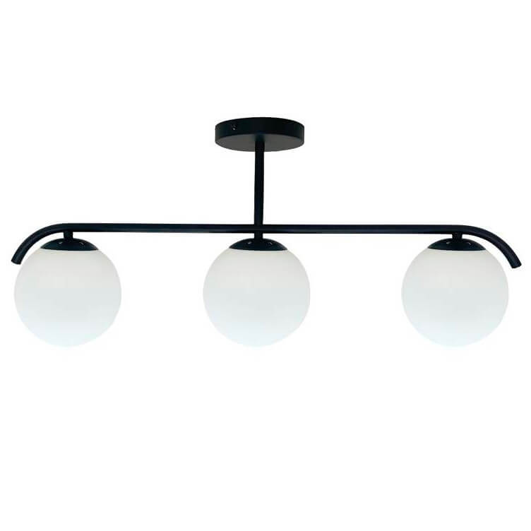 Lampa sufitowa Amadeo 33-35417 Candellux kule do sypialni czarna biała