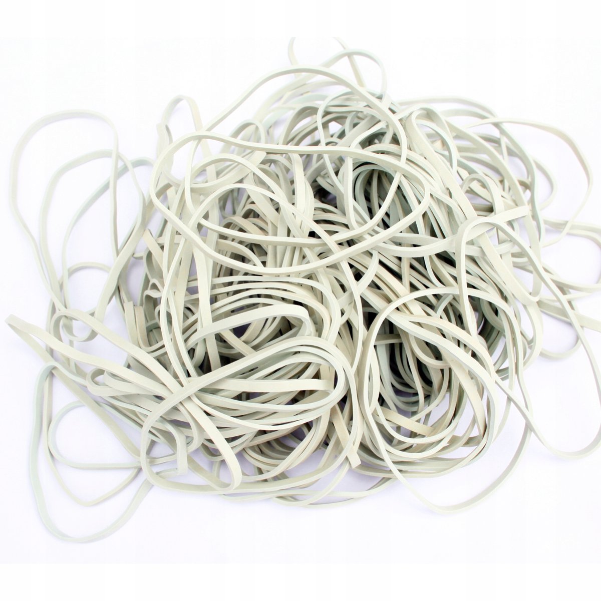 Gumki recepturki 60 mm x 3 mm. BIAŁE. Opakowanie 1 kg