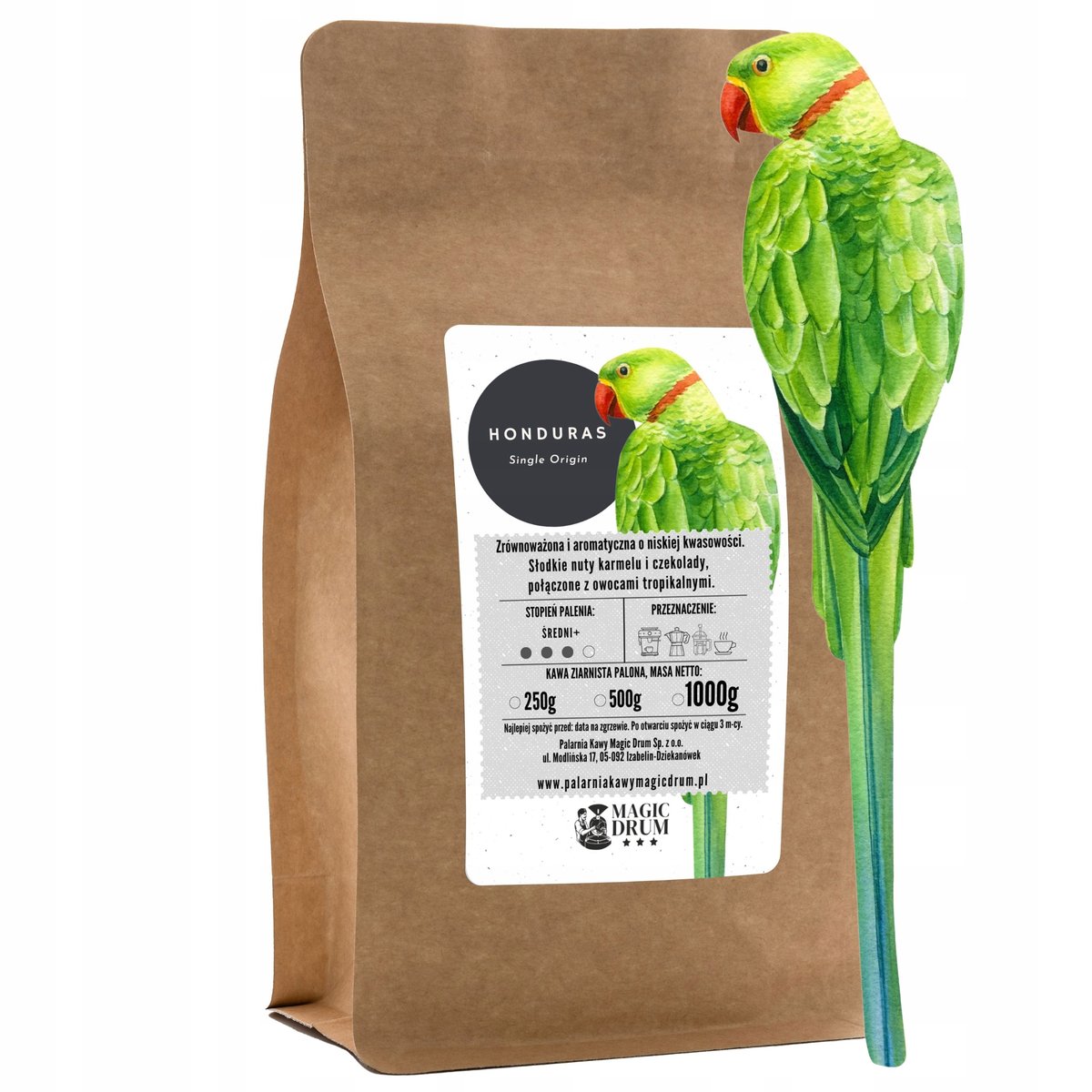 Kawa ziarnista Honduras 250 g arabika świeżo palona