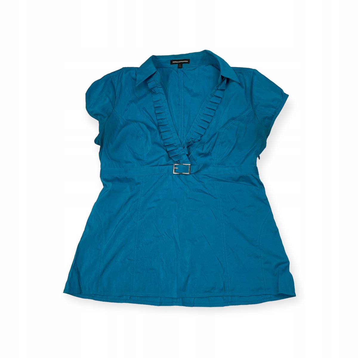 Elegancka bluzka koszula krótki rękaw Expresso L