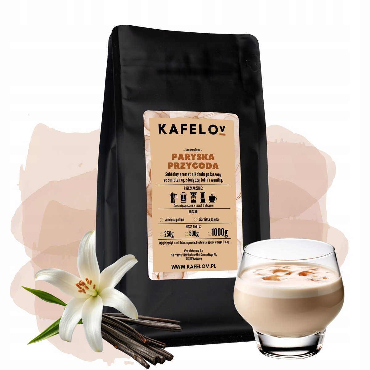 Kawa Kafelov PARYSKA PRZYGODA 250g mielona