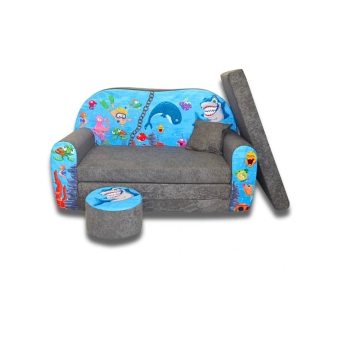 SOFA KANAPA ŁÓŻKO DLA DZIECI ROZKŁADANA OCEAN II
