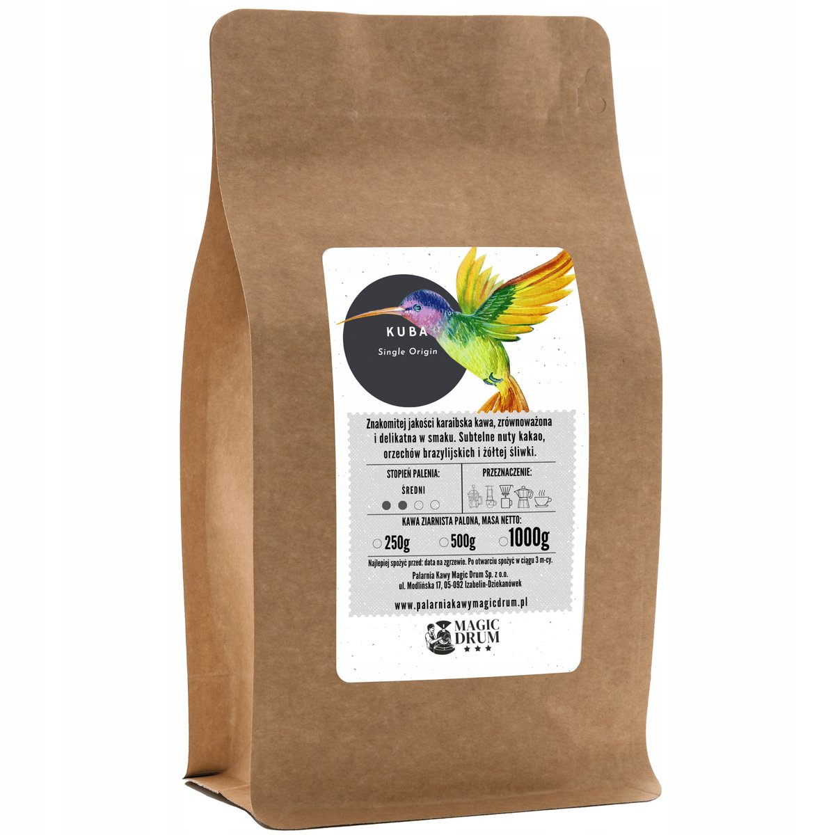 Kawa mielona Kuba 500 g arabika