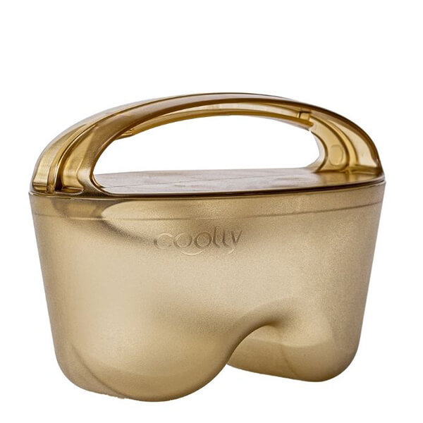 Masażer lodowy Coolly dla urody i zdrowia Złoty