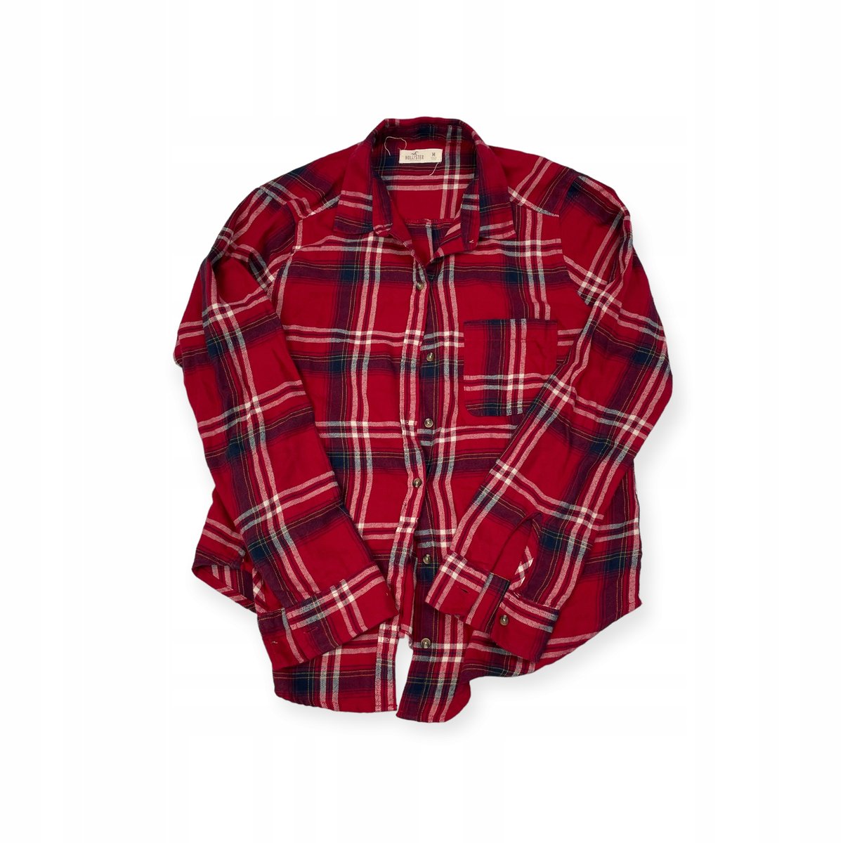 Koszula damska długi rękaw krata HOLLISTER M